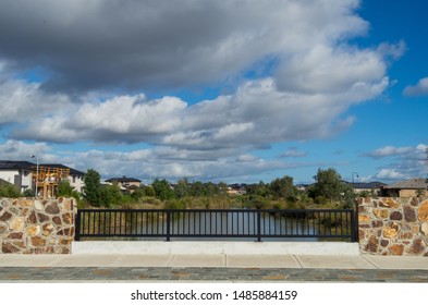 Suburban Parklands In The Berwick Springs Housing Estate In The City Of Casey In The Outer South-eastern Suburbs Of Melbourne.