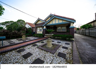 Suburban Victorian, Colonial, Federation House Californian Bungalow In Sydney NSW Australia