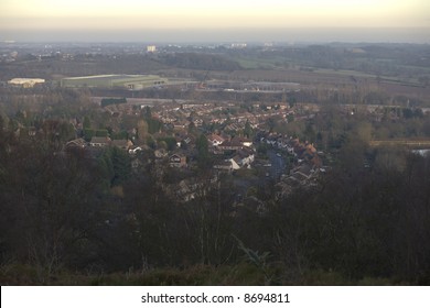 Suburbs Birmingham England Uk Factory Housing