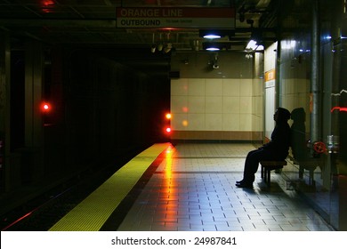 Subway In Boston, Massachusetts