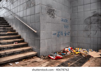 Subway in European capital. Kiev,Ukraine. Underground pass - Powered by Shutterstock