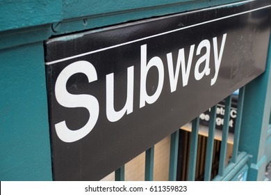 Subway Nyc Sign