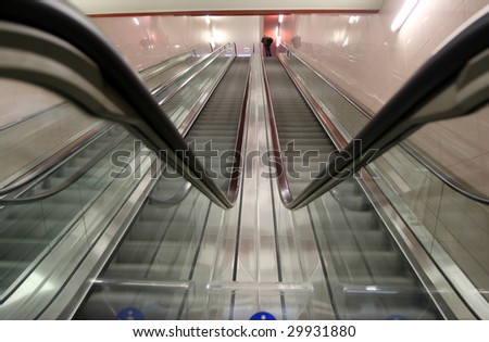 Similar – Turnpike Lane Escalator