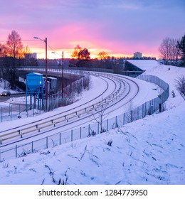 Subway Tracks In Oslo