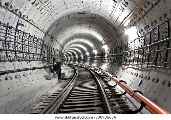 Subway Tunnel Kiev Ukraine Kyiv Ukraine Stock Photo (Edit Now) 300986654