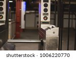 subway turnstile exit