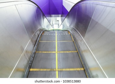 Subway underground passage of the elevator