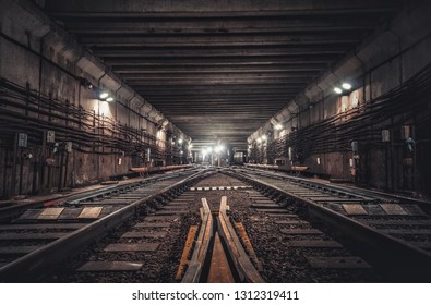 Subway underground tunnel