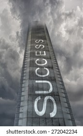 Succes Concept with Skyscraper