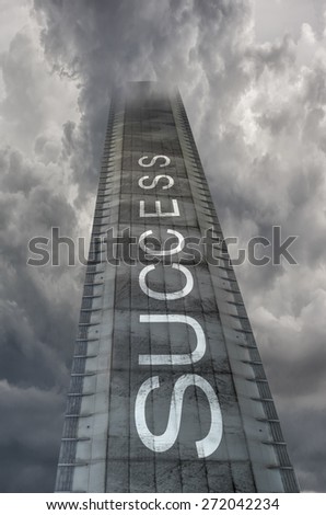 Succes Concept with Skyscraper