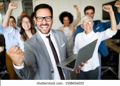 Succesful enterprenours and business people reach goals - Shutterstock ID 1508456033