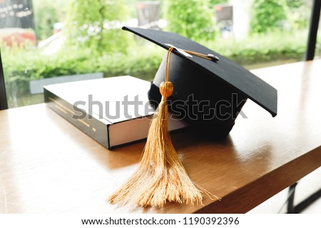 Success graduation and graduated ceremony concept.
