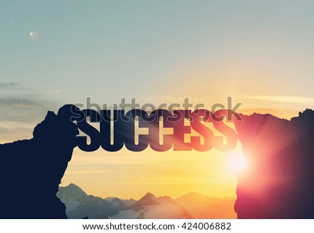 Success word as concept