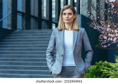 Successful Business Woman Outside The Office