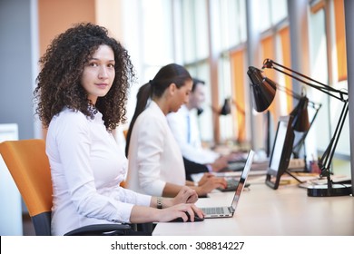 Successful business woman working at the office  - Shutterstock ID 308814227