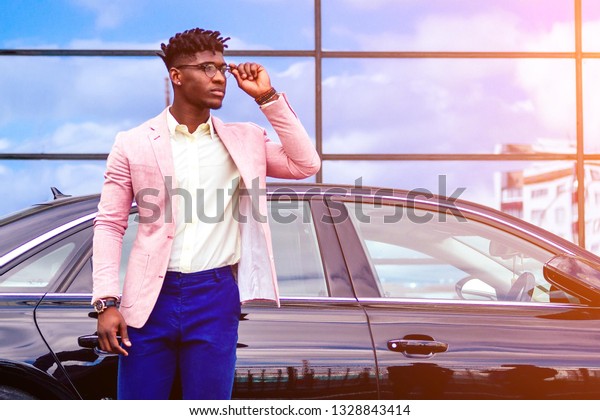 Successful Businessman Handsome African American Dreadlocks