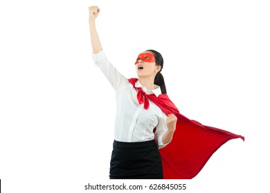 Successful Powerful Super Manager Achieve Winning Stock Photo 626845055