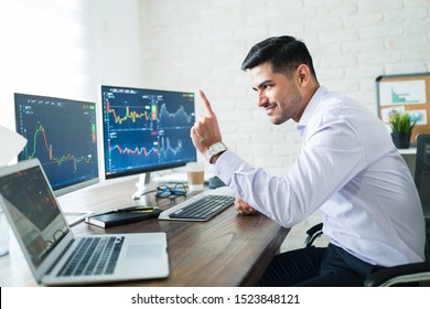 Successful Young Attractive Male Finance Professional Stock Photo ...