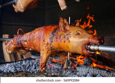 Suckling Pig BBQ - Shutterstock ID 560992084