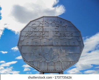 Sudbury, Ontario Canada - August 12 2015: Canada's Big Nickel