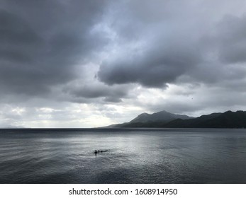 Sudden Rainy Beach Day In Lobo, Batangas