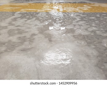 Sudsy Watered Down Floor Cleaning 