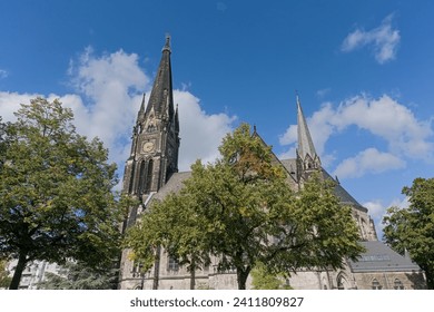 Suedstern protestant church in gothic revival style. Kreuzberg, Berlin - Powered by Shutterstock