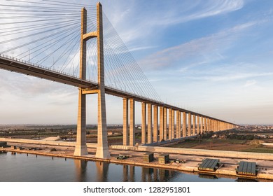 The Suez Canal Bridge.