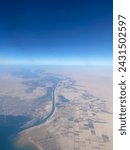 Suez Canal View from Above