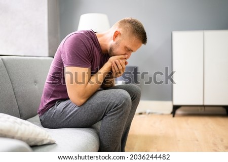 Suffering From Nausea And Reflux. Vomit Problem
