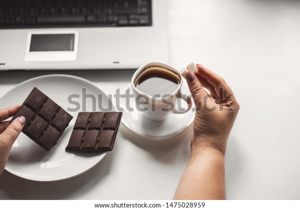 Sugar Addiction Unhealthy Lifestyle Weight Gain Stock Photo Edit Now