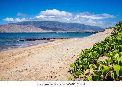 Sugar Beach In Maui Hawaii On Perfect Summer Day