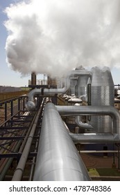 sugar cane industrial mill processing plant in Brazil