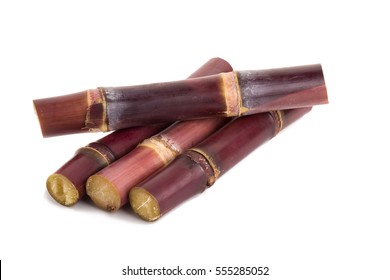 Sugar Cane On White Background