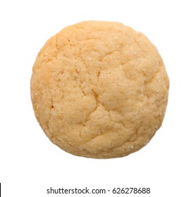 Sugar Cookie, Isolated On White