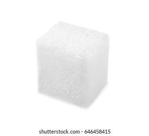 Sugar Cube On White Background