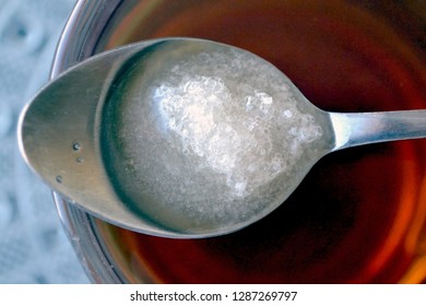 Sugar Is Dissolved In A Teaspoon