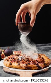 Sugar Icing On Fig Galette