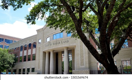 Sugar Land, Texas, USA - August 16, 2019: Sugar Land City Hall