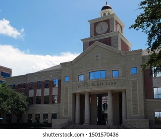 Sugar Land, Texas, USA - August 16, 2019: Sugar Land City Hall