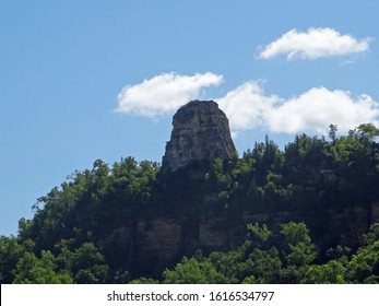 The Sugar Loaf Bluff Near Winona, Minnesota