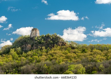 Sugar Loaf Bluff In Winona, Minnesota