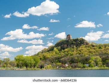 Sugar Loaf Bluff In Winona, Minnesota