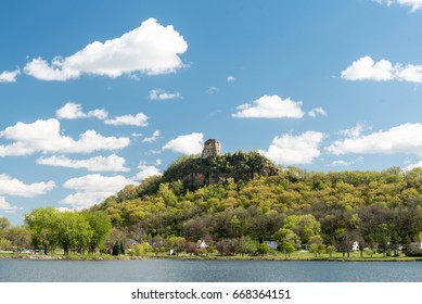 Sugar Loaf Bluff In Winona, Minnesota