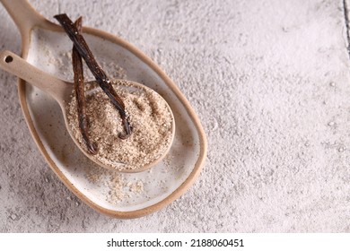 Sugar With Natural Fresh Vanilla Pod