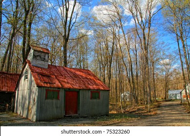 Sugar Shack On A Nice Blue Sky