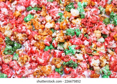 Sugared popcorn texture