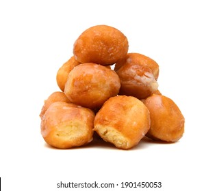 Sugary Donut Isolated On A White Background 