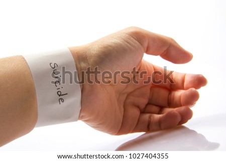 Suicide Concept Isolated 