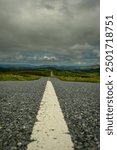 Suidhe Viewpoint. Long road view. Highlands of Scotland. Scotland, United Kingdom. 